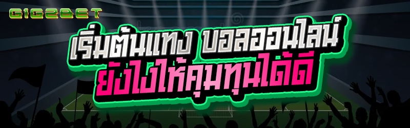 เริ่มต้นแทง บอลออนไลน์ ยังไงให้คุมทุนได้ดี